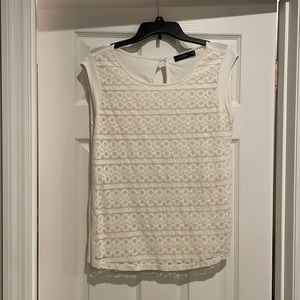The Limited off white dressy top. Size Medium.